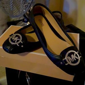 Leather Michael Kors Slips